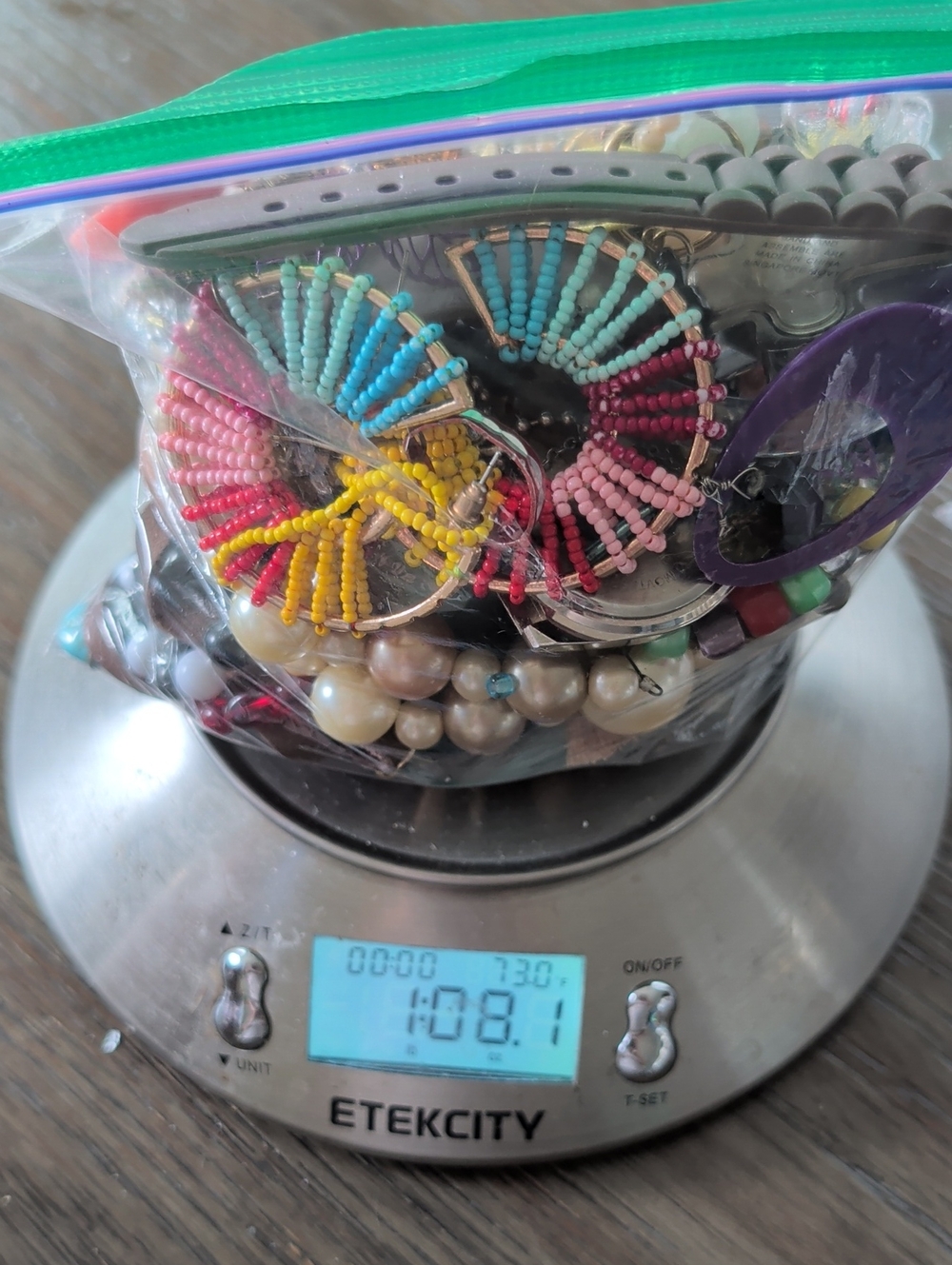 1lb Craft Lot Of Jewelry #3